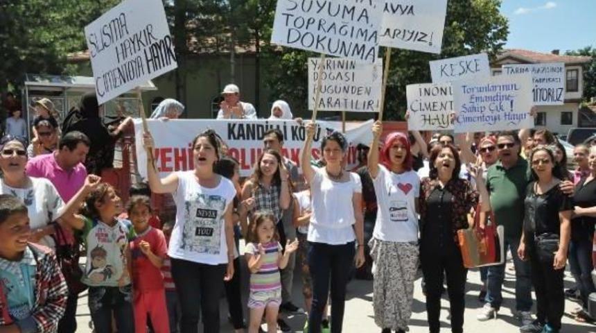 İn&ouml;n&uuml;l&uuml;ler &Ccedil;imento Fabrikası Kurulmasına Karşı