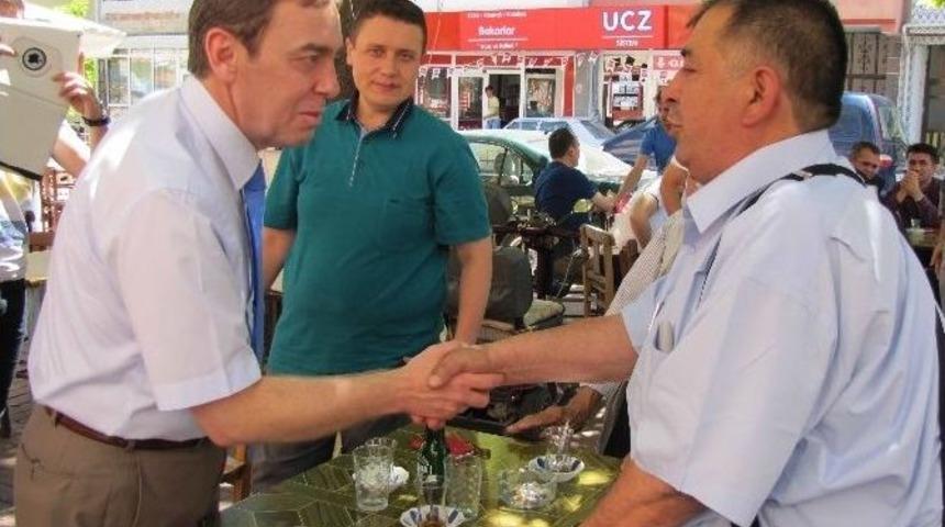 Milletvekili Kavuncu Hisarcık&rsquo;ta Halkla Bayramlaştı