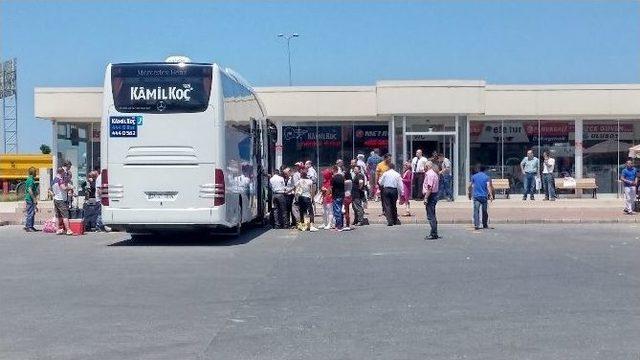 Alaplı’da Dönüş Yoğunluğu Başladı