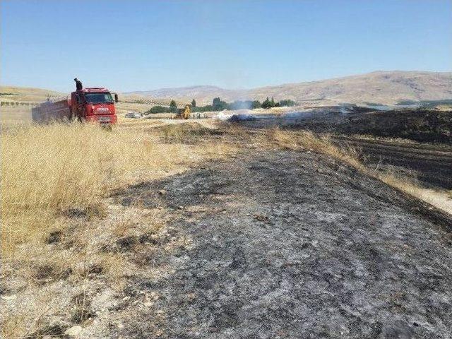 Buğday Tarlası Kül Oldu