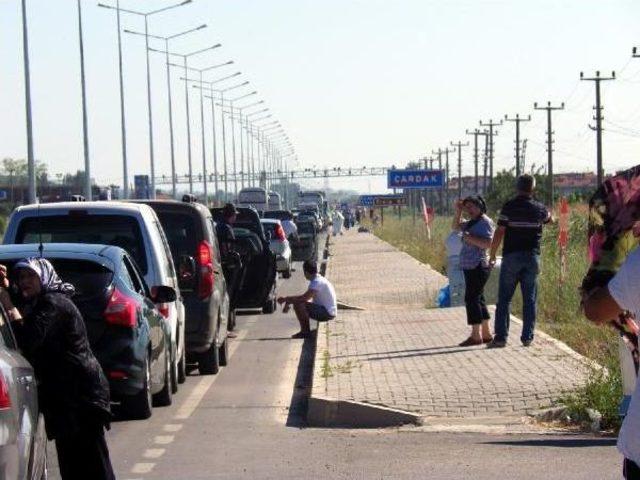 Çanakkale'de Tatil Dönüşü Yoğunluğu (2)