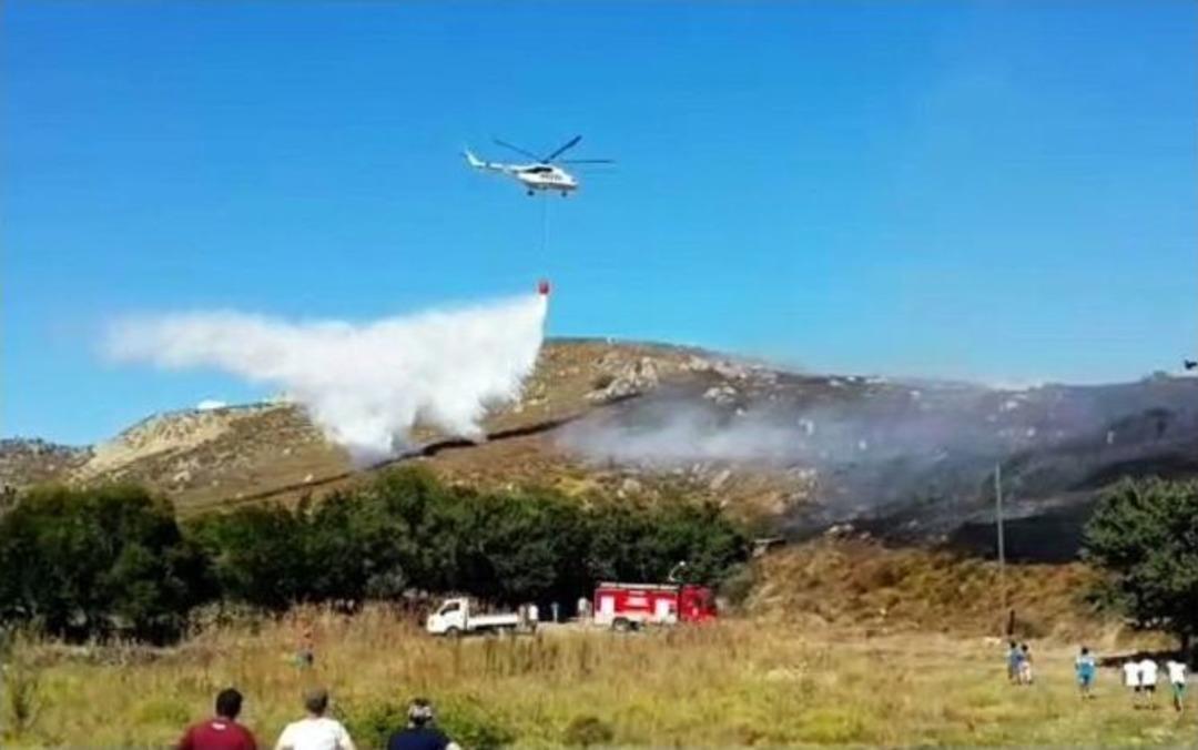 Avşa Adası&rsquo;nda Zeytinlik Yangını