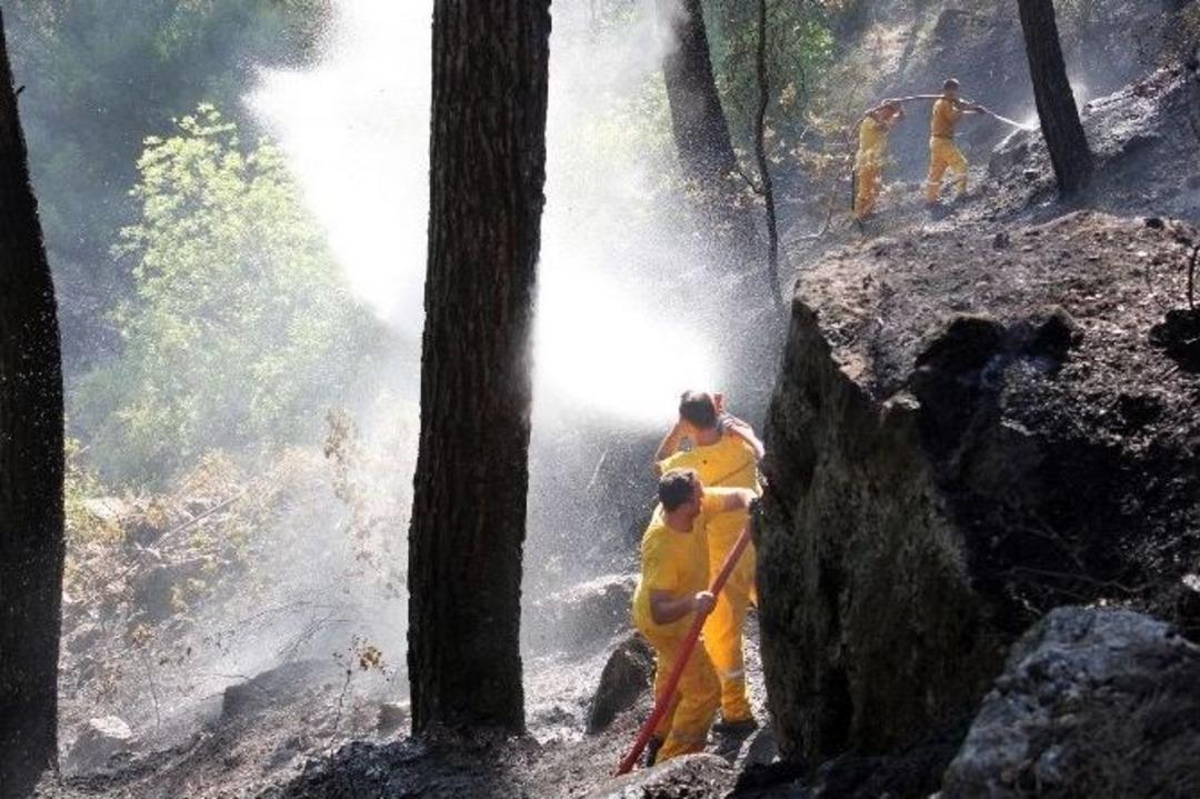 Antalya Kemer&rsquo;de Orman Yangını