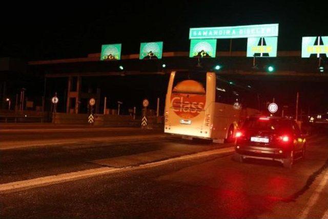 İstanbul'da Dönüş Trafiğinde Yoğunluk Yaşanmıyor