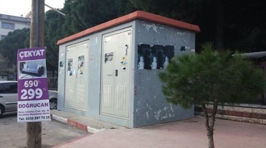 Menderes&rsquo;teki Trafolara Sanatsal D&uuml;zenleme