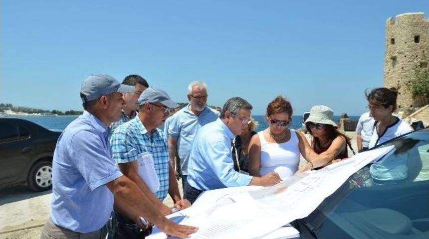 Güvercinada’da Çevre Düzenleme Çalışmaları Sürüyor