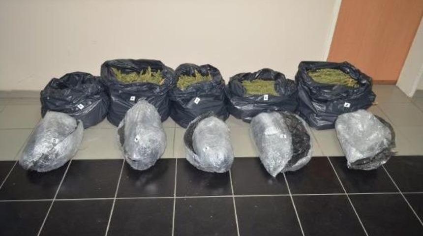 D&uuml;zce'de 17 Kilo Esrar, 1 Tutuklama