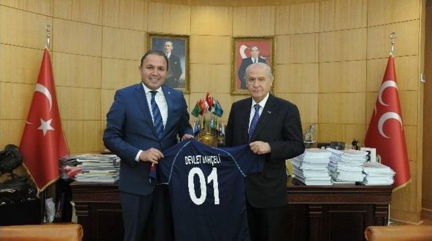 Bah&ccedil;eli Adana Demirspor&rsquo;a Başarı Diledi