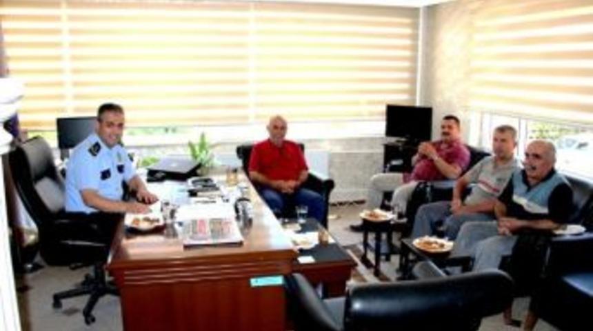 Sarıg&ouml;l Emniyetinden Muhtarla Toplantı