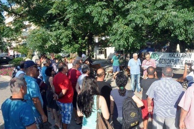 Ortaca’da ’suruç’ Protestosu