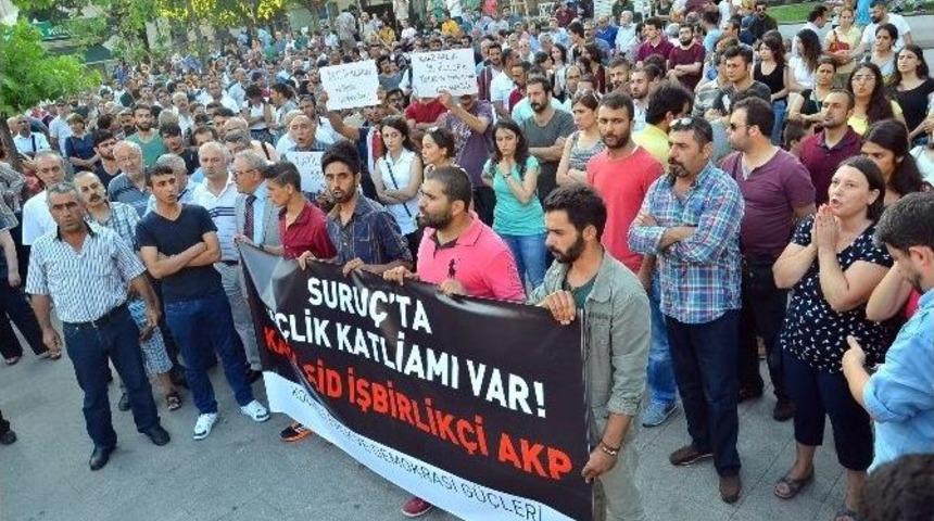Suru&ccedil;&rsquo;ta Yaşanan Patlama Kocaeli&rsquo;de Protesto Edildi