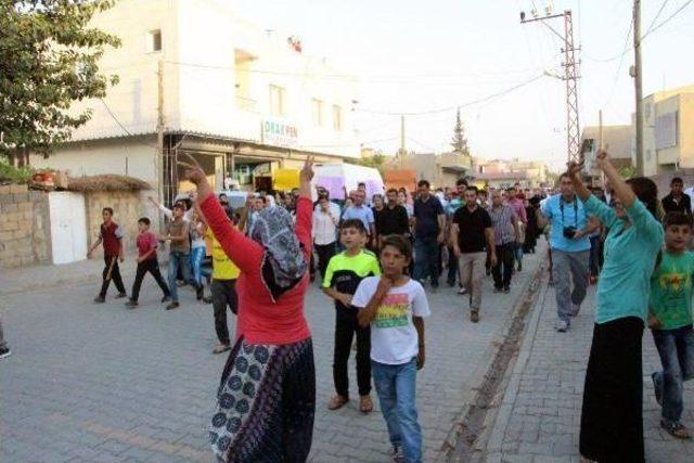 Nusaybin'de Suruç Protestosu