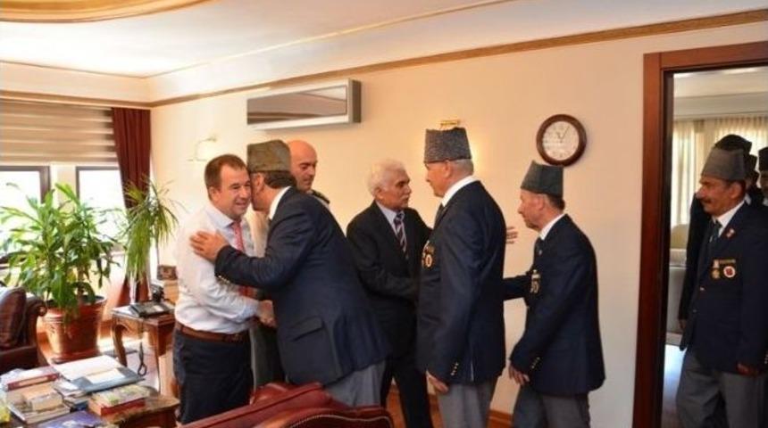 Muharip Gaziler Derneği&rsquo;nden Vali Alimoğlu&rsquo;na Ziyaret