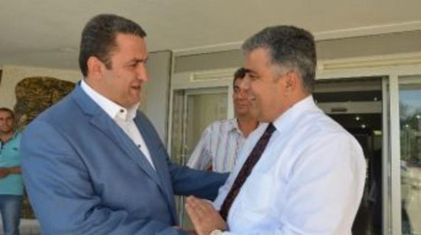 Başkan &Ouml;zg&uuml;ven&rsquo;e Başkan Atan&rsquo;dan Ziyaret