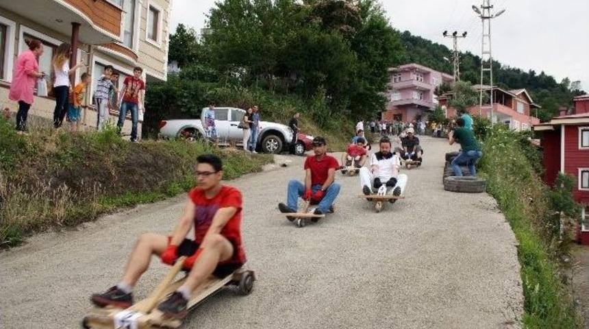 3. &lsquo;rally İskefiye&rsquo; Bilyeli Araba Yarışları Nefes Kesti