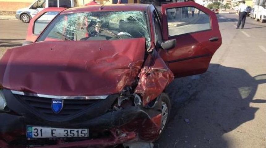 İslahiye'de Kaza: 4 Yaralı