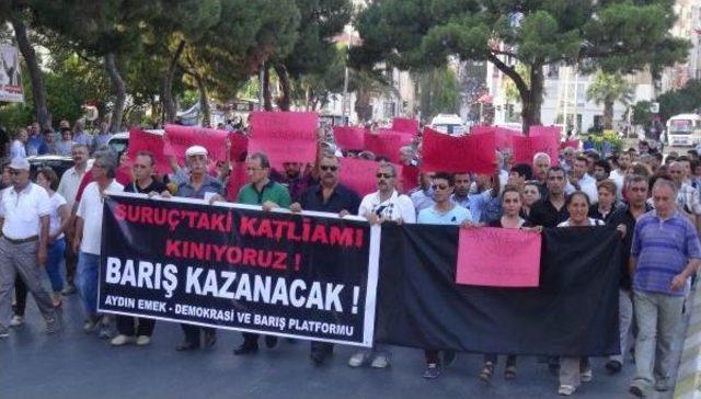 Suruç'taki Bombalı Saldırı Protesto Edildi