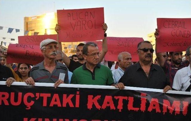 Aydın’da Suruç’taki Bombalı Saldırı Protesto Edildi