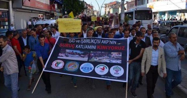 Ağrı'da Suruç Protestosuna Müdahale: 4 Yaralı, 4 Gözaltı