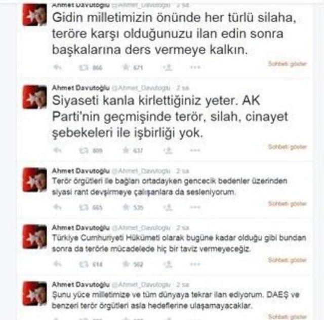 Başbakan Davutoğlu, Suruç’ta Yaralanan Vatandaşları Hastanede Ziyaret Etti