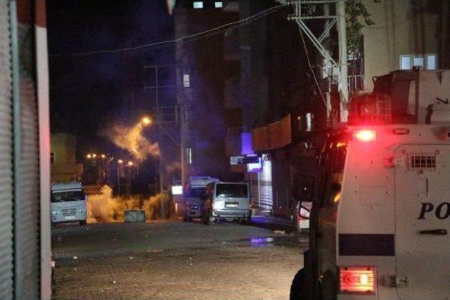 Nusaybin'de, Suruç Protestosu Için Yapılan Yürüyüşten Sonra Olaylar Çıktı