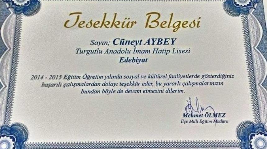 Mehmet Akif Tiyatrosu &Ouml;d&uuml;l Kazandırdı