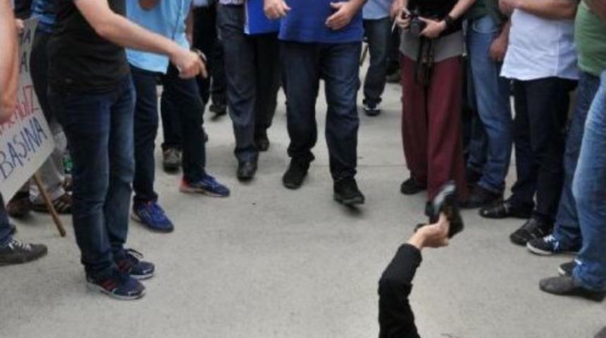 Fındıklı&rsquo;Da &Ccedil;ed Toplantısı Protesto Edildi; 'bizden Bir Kaşık Su Alamazlar'