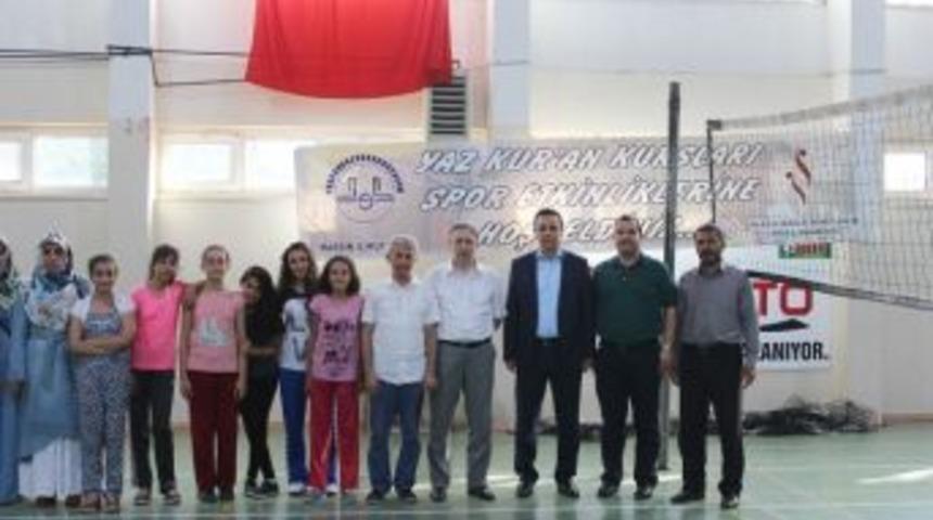 Kur&rsquo;an Kurslarında Spor Heyecanı