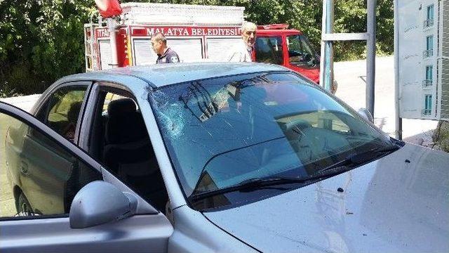 Malatya’da Alev Alan Piknik Tüpü Bomba Gibi Patladı