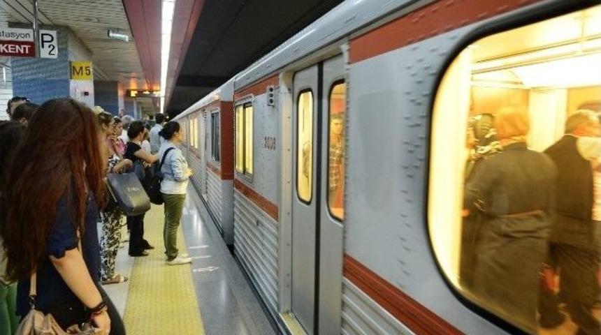 Batıkent-kızılay Metro Hattında Bakım &Ccedil;alışması&hellip;