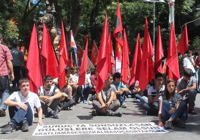 Suruç’ta Hayatını Kaybedenler Anıldı