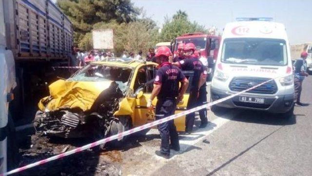 Şanlıurfa’Da Kaza: 1 Ölü, 1 Yaralı