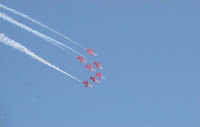 Yozgat’ta Türk Yıldızlarının Hazırlık Gösterileri İlgi İle İzlendi