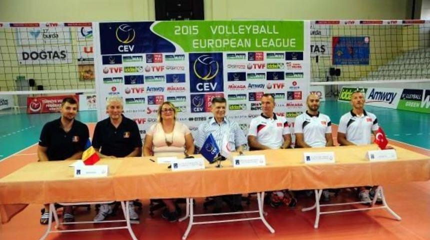 2015 Cev Avrupa Ligi B Grubu'nda Konuk Romanya