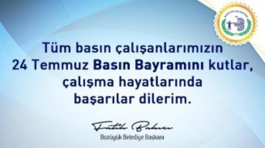 Başkan Bakıcı Gazetecilerin Basın Bayramını Kutladı