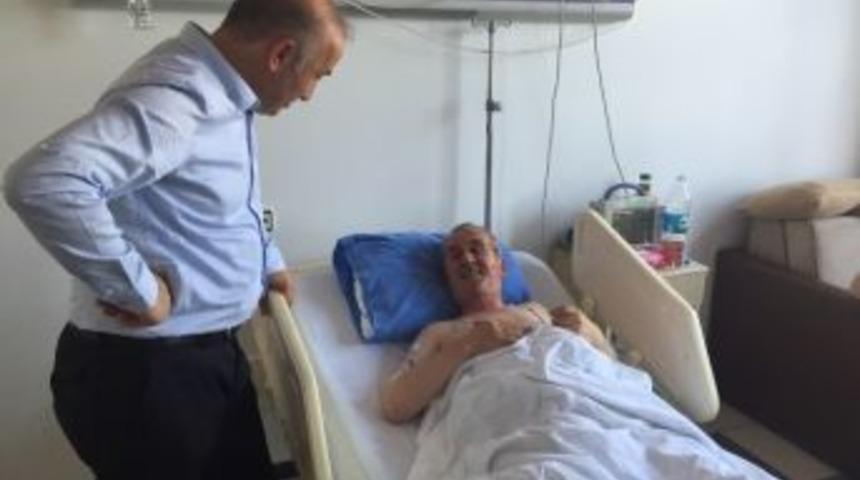 Bolu Belediyesi Başkan Vekili&rsquo;nden Eski Başkan&rsquo;a Ge&ccedil;miş Olsun Ziyareti