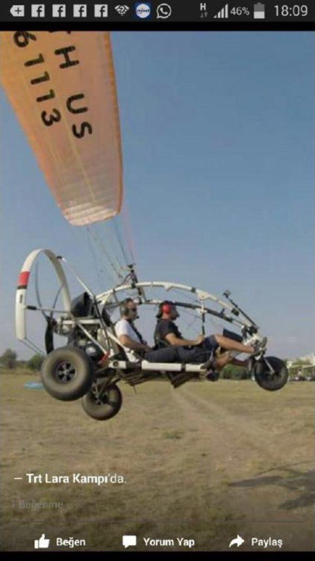 Antalya'da Paramotor Düştü: 2 Ölü (3)