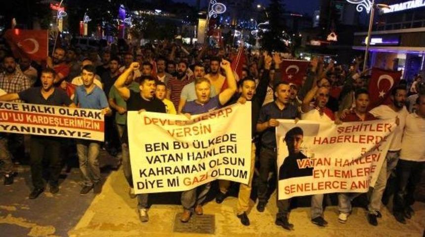 Bolu'da Şehitler I&ccedil;in Y&uuml;r&uuml;d&uuml;ler