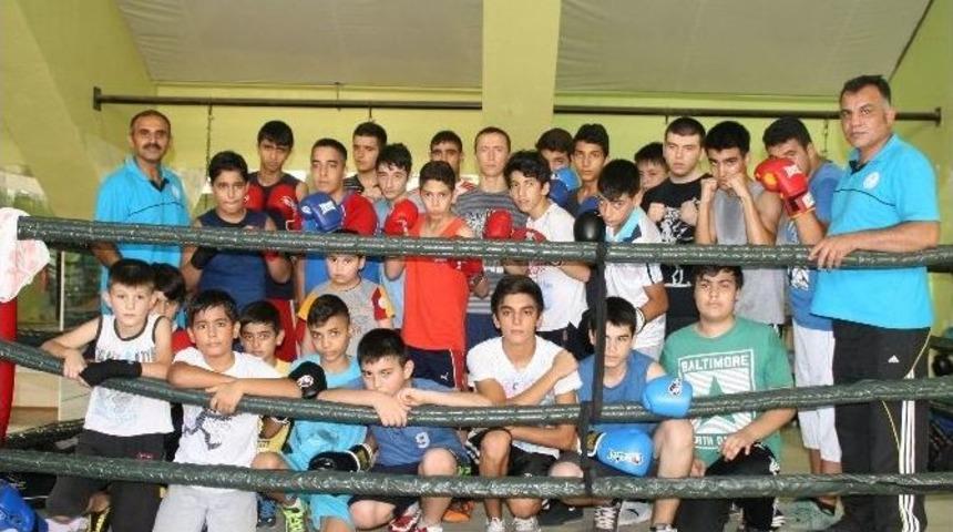 Boks İl Spor Merkezine Yoğun İlgi