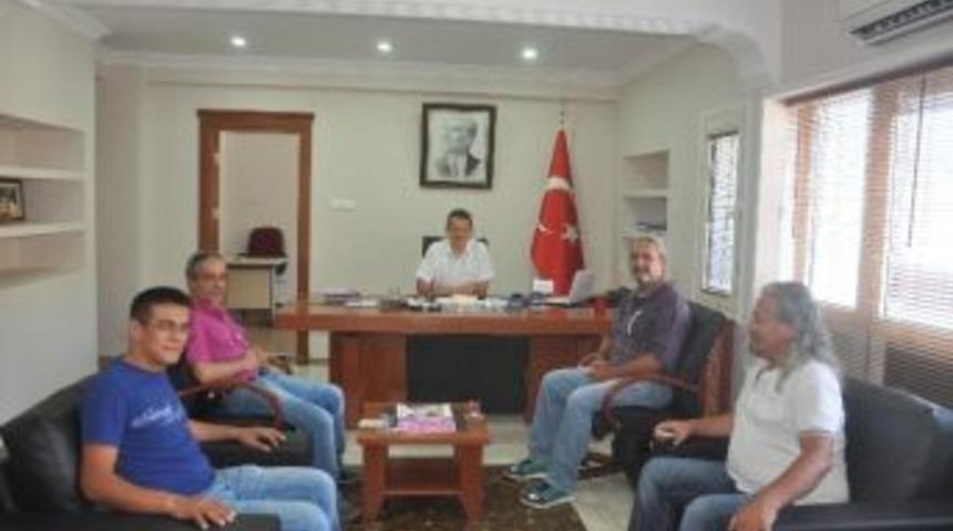 Gazetecilerden Ortaca Kaymakamına Ziyaret