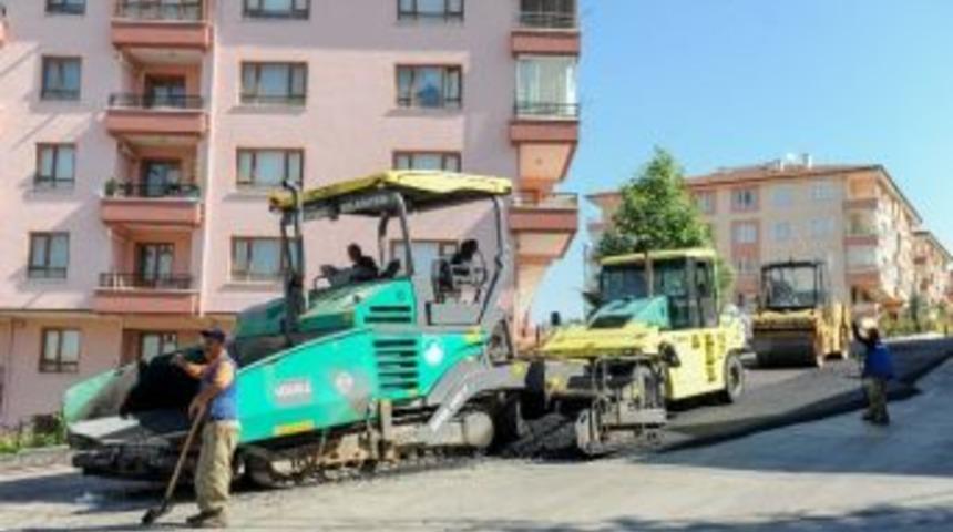 Başkan Tiryaki Asfalt &Ccedil;alışmalarını Denetledi