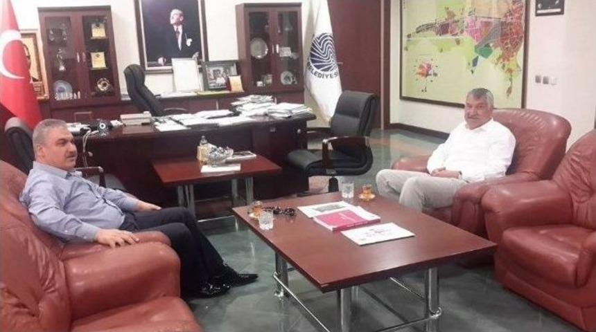 Kaymakam Okur&rsquo;dan Başkan Karalar&rsquo;a Veda Ziyareti