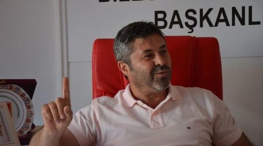 Bilecikspor Başkanı Cinoğlu, &Ccedil;ekilen Kuraları Ve Takımın Son Halini Değerlendirdi