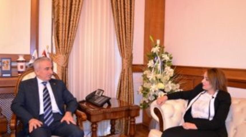 Sankon Genel Başkanı Atasoy, Vali Kam&ccedil;ı&rsquo;yı Ziyaret Etti