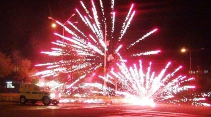 Batman&rsquo;da 100 Kişilik Bir Gurup Polisle &Ccedil;atıştı