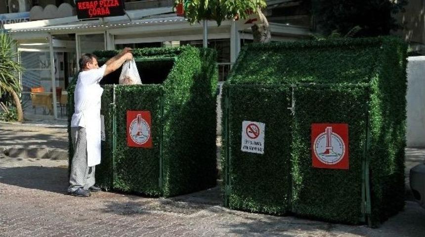 Karşıyaka&rsquo;da &Ccedil;im Kaplamalı &Ccedil;&ouml;p Kutuları Beğenildi