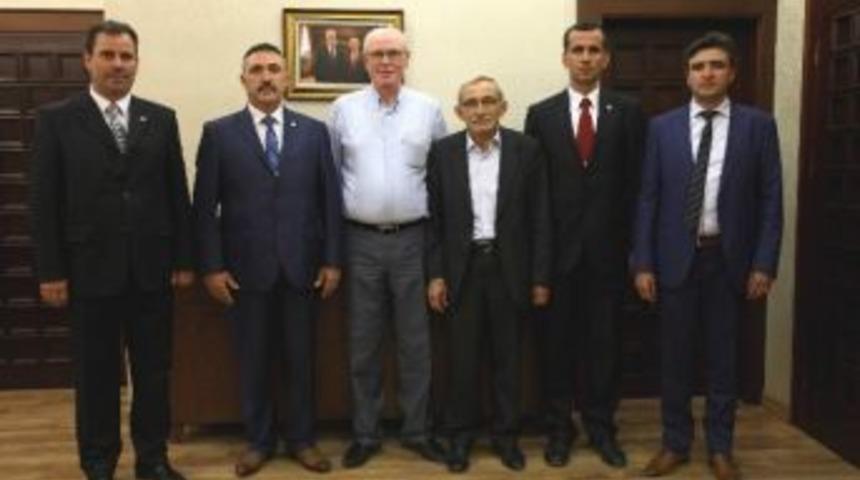 Harb-iş Yeni Y&ouml;netiminden Başkan Kurt&rsquo;a Ziyaret