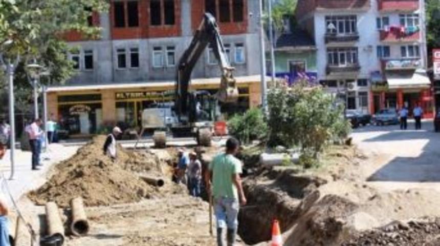 Kozcağız&rsquo;da Alt Yapıdan Sonra İ&ccedil;me Suyu Hattı Da Yenileniyor