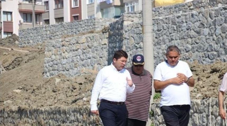 Tun&ccedil;, Amasra&rsquo;ya Pendik Belediyesi Tarafından Yapılan Parkı İnceledi