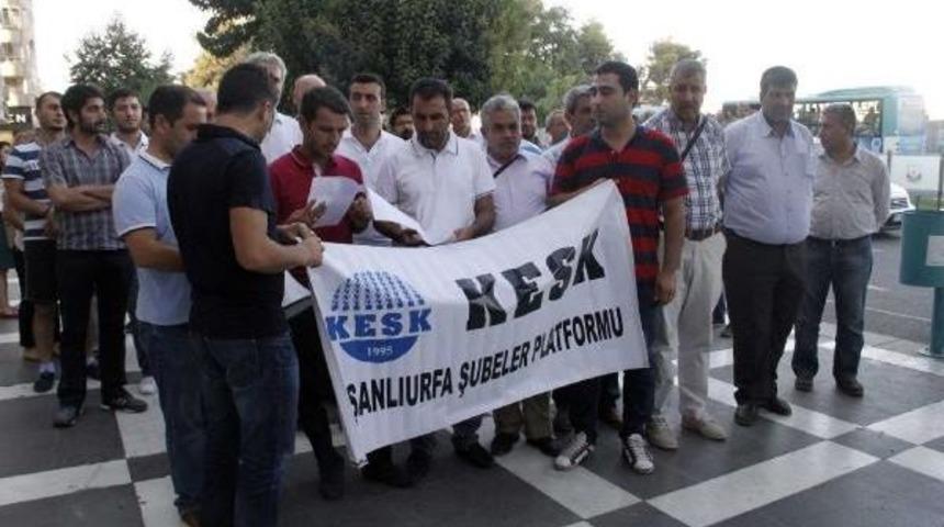 Şanlıurfa'da Eğitim-Sen Genel Merkezi&rsquo;Ne Yapılan Operasyona Tepki